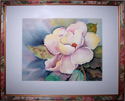 painting of one magnolia